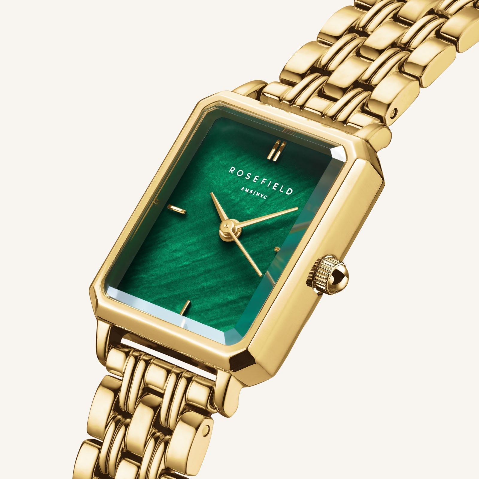 Rosefield Octagon Xs Emerald Watch