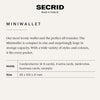 Secrid Miniwallet Original Black Wallet