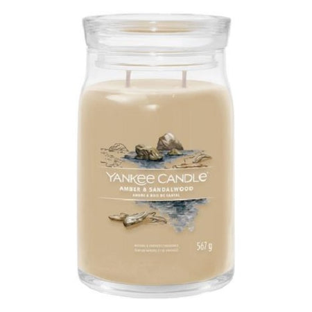 Yankee Candle Amber and Sandalwood Signature Large Scented Candle