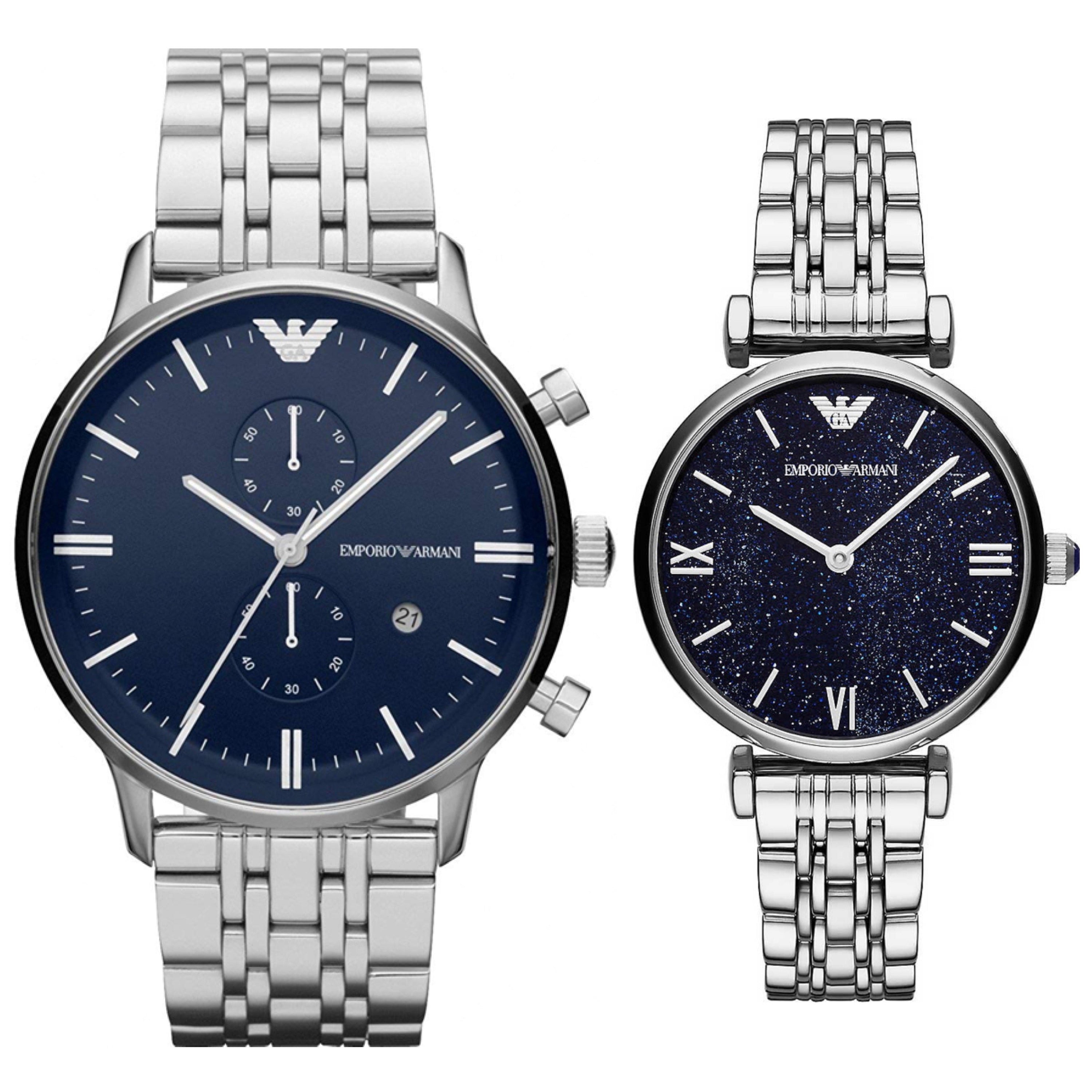 Emporio Armani Classic Couples Watch Set