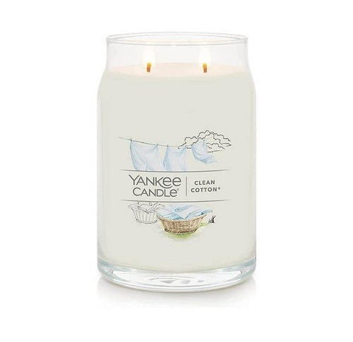 Yankee Candle Clean Cotton Signature Large Scented Candle