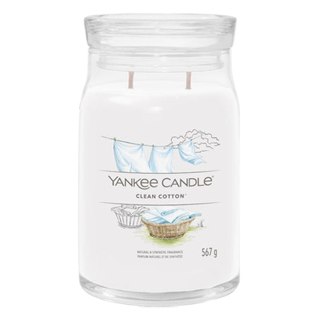 Yankee Candle Clean Cotton Signature Large Scented Candle