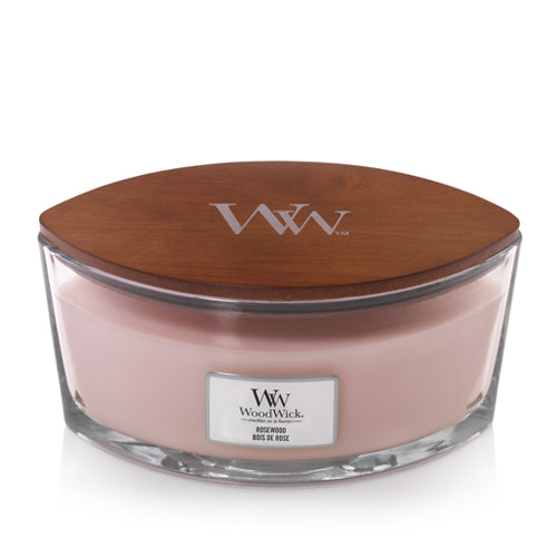 Woodwick Rosewood Ellipse Scented Candle
