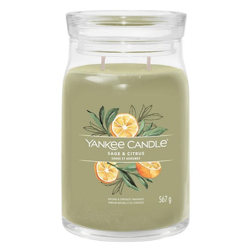 Yankee Candle Sage & Citrus Signature Large Jar Scented Candle