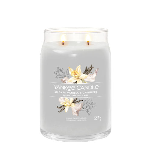 Yankee Candle Smoked Vanilla and Cashmere Signature Large Scented Candle