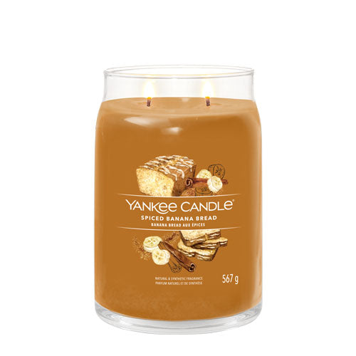 شمعة معطرة يانكي كاندل Spiced Banana Bread Signature Large