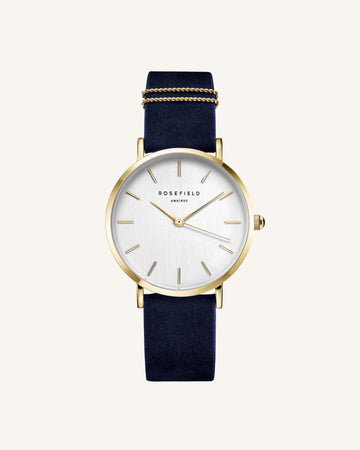 Rosefield West Village Blue Watch