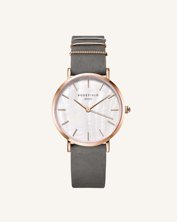 Rosefield West Village Grey Watch