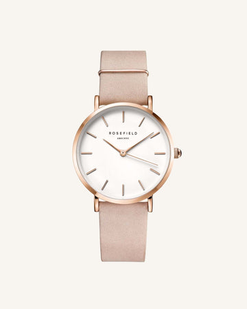Rosefield West Village Sot Pink Watch