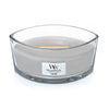 شمعة معطرة White Scent Fireside Ellipse Jar