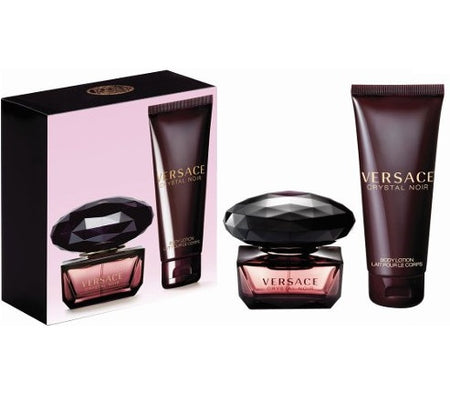 Versace Crystal Noir EDP 50ml Perfume and Body Lotion Set