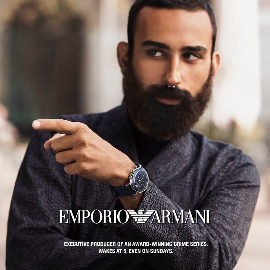 Emporio Armani Aviator Watch