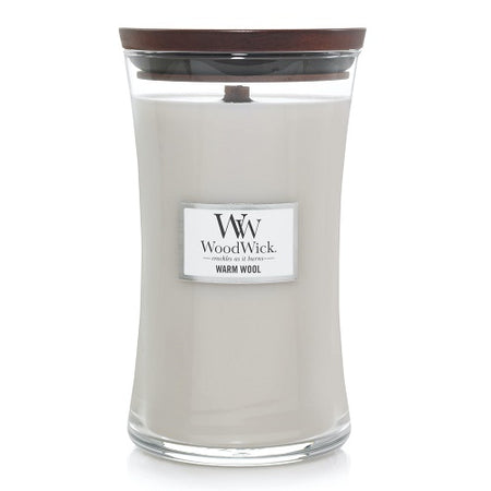 Woodwick Warm Wool Hourglass Scented Candle